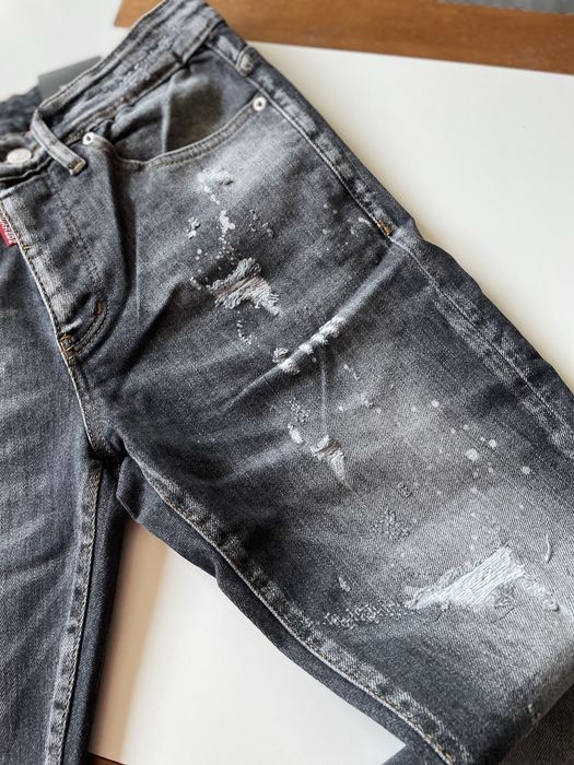 Мъжки дънки в черен цвят