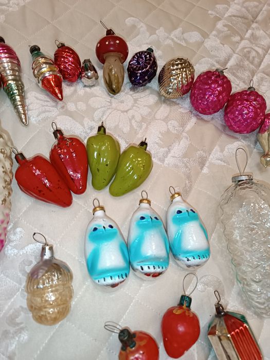 Старые ёлочные игрушки СССР