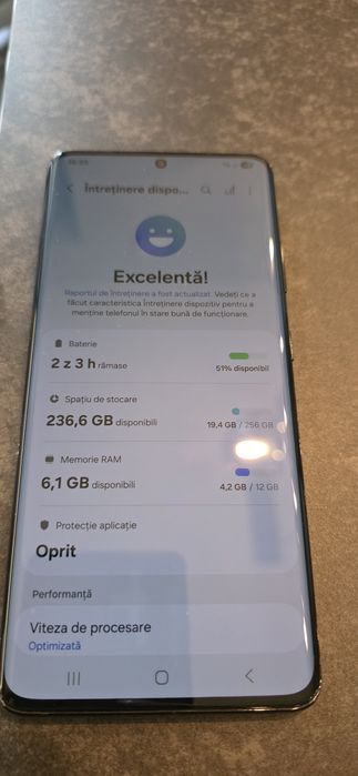 Samsung S21 Ultra 5G 256GB / 12GB RAM – stare foarte bună
