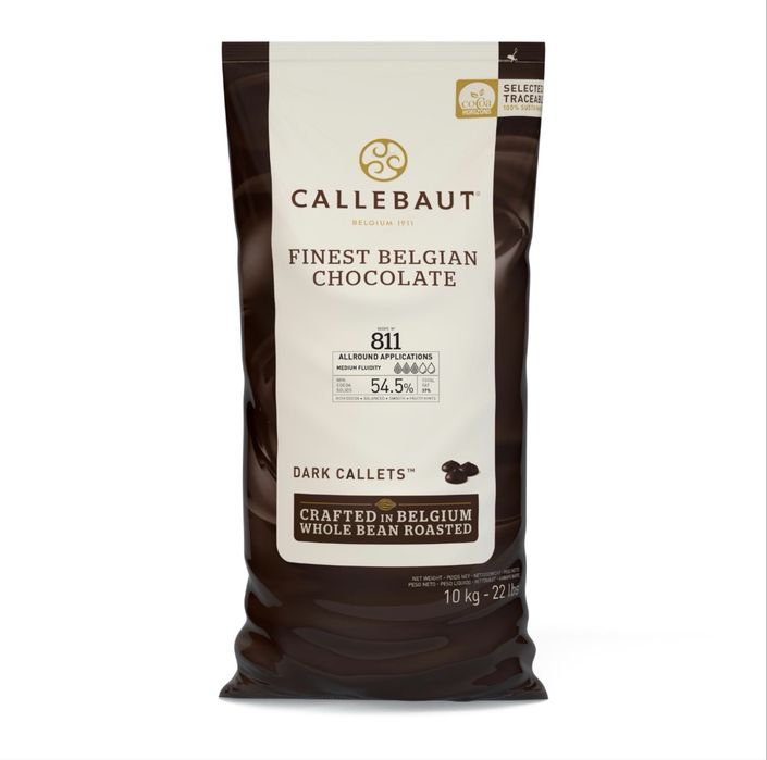 Callebaut Темный шоколад Каллеты 10