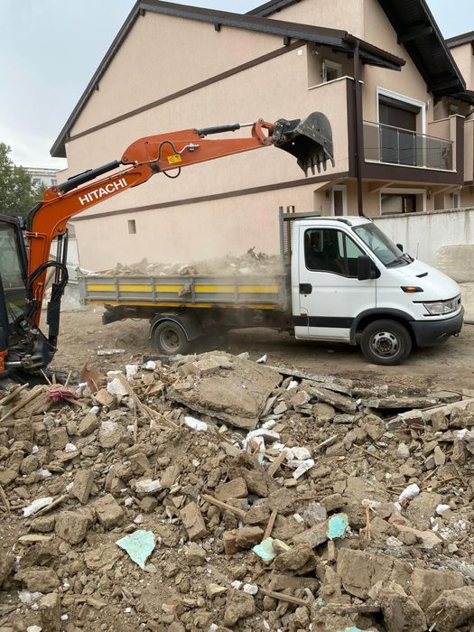 Demolari : case/pereti , Decopertari : gresie/faianta ,Transport Moloz