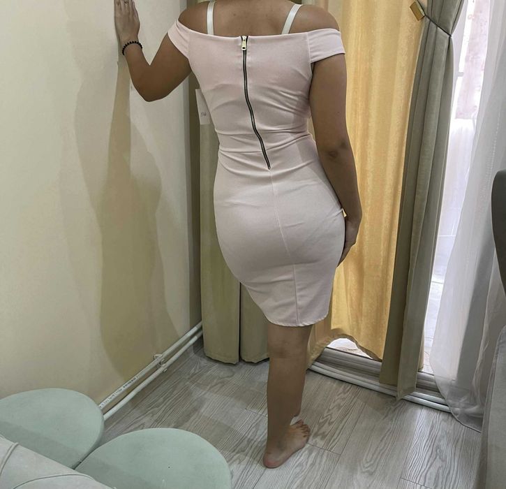 НОВА Сладка рокля в нежно розово