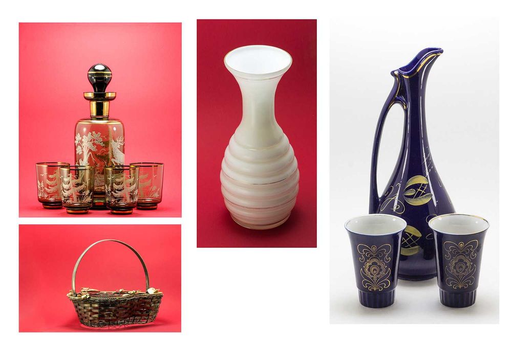 Подарок к 8 МАРТУ Любимой - горка (Этажерка) МАДОННА. Чешский фарфор.