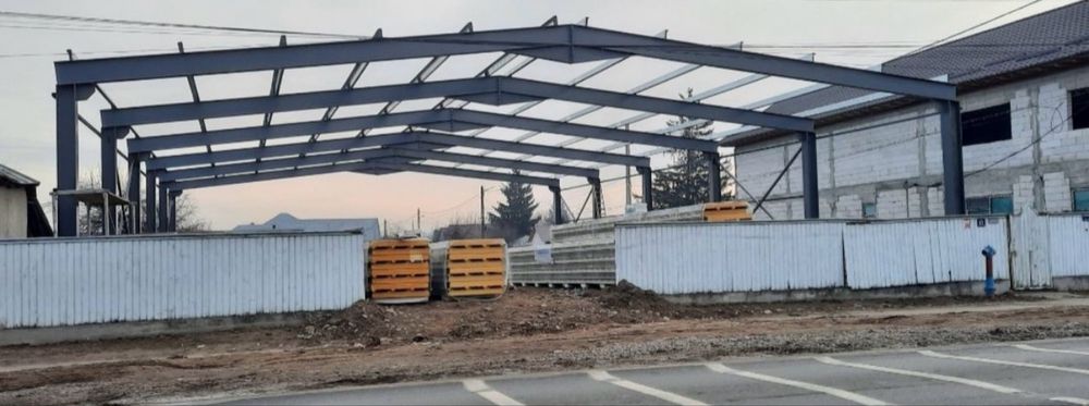Vand hala metalica anvelita cu tabla 14 m x20 m x5 m