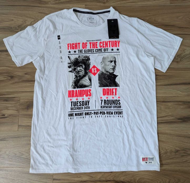 Under Armour Project Rock Red One Fight мъжка тениска от Сащ