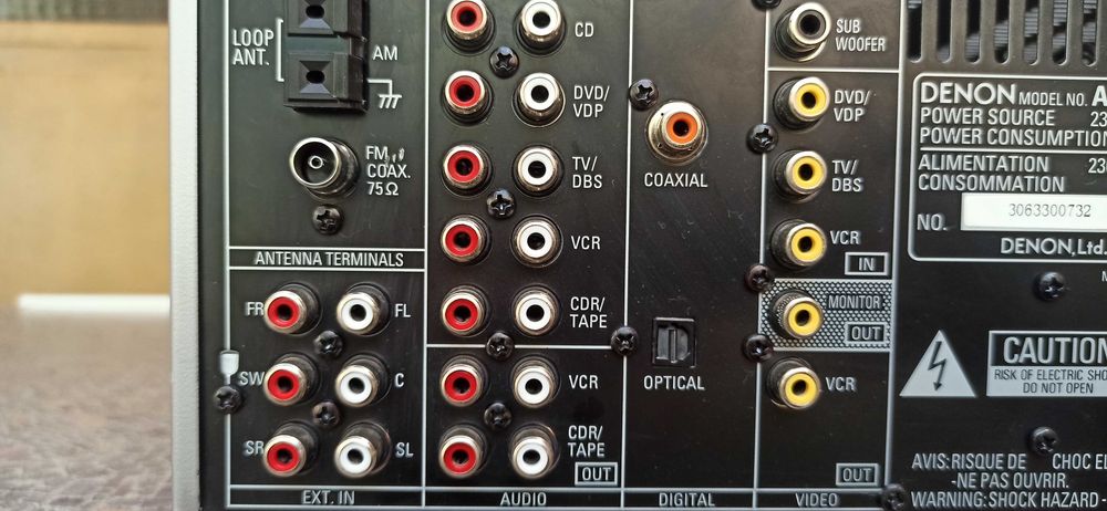 Denon AVR-1404 5.1 канала с дистанционно