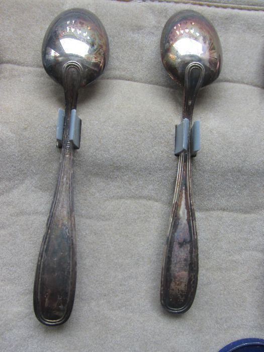 Комплект от 6 сребърни лъжички