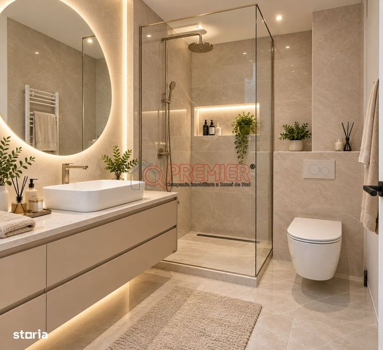 3 Camere La Pret De 2 | 61 Mp Utili + Balcon | Etaj 1 | Bloc Nou