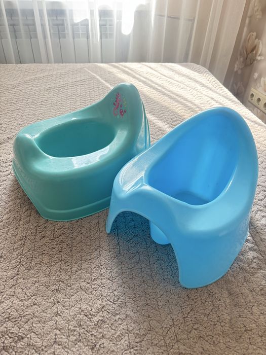 Детские горшки голубые