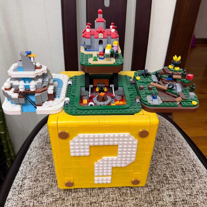 LEGO Super Mario 64 Блок «Вопросительный знак» (71395) — Собранный