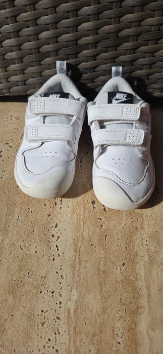 Pantofi din piele cu velcro Pico 5, Alb, 26 EU