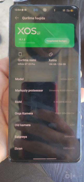 Ifinix GT 20 Pro