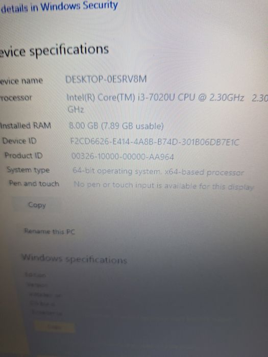 Laptop  intreg sau dezmemrez Hp 17   I3 ddr4   generatia 7