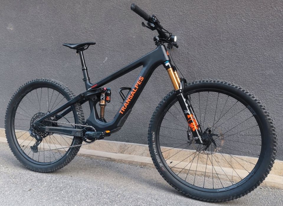 Карбонов Електрически Велосипед 29 Transalpes 16.5кг Full Fox Kashima