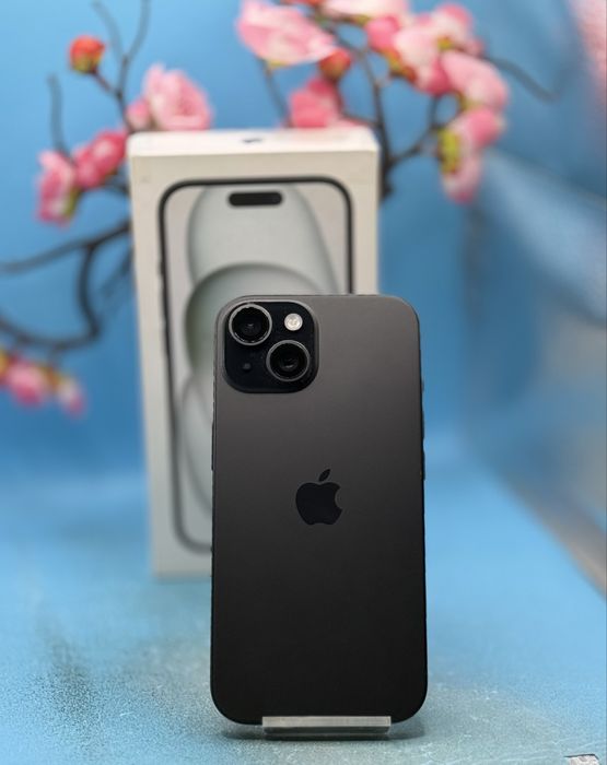 ГАРАНЦИОНЕН!!! Apple iPhone 15, 128GB, 5G, Black