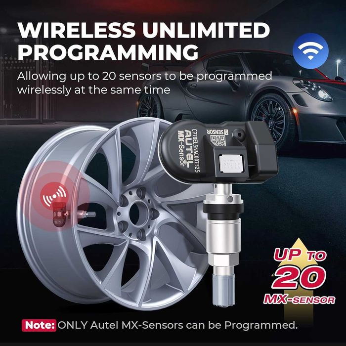 TPMS Датчик за гуми Autel MX-Sensor 433/315MHz,100%покритие,8г. Гаран