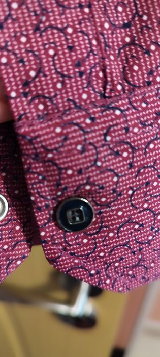 Мъжка риза в бордо