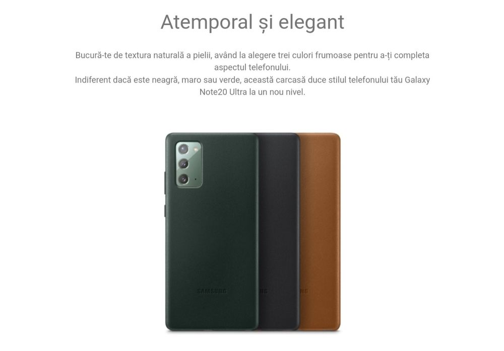 Husa piele originala Samsung Leather Cover Galaxy Note 20 N980 5G N981