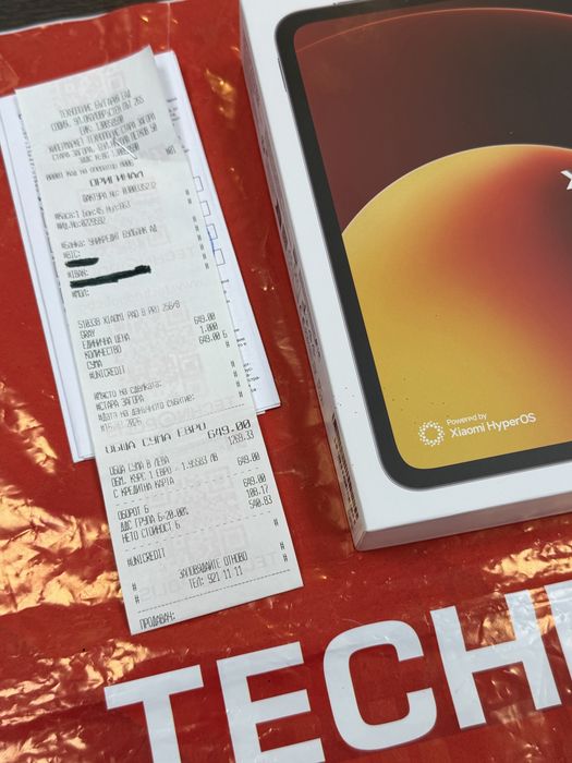 КАТО НОВ 128GB Xiaomi Pad 8 Pro Гаранция Technopolis 2028г. Graphite Gray | Сив