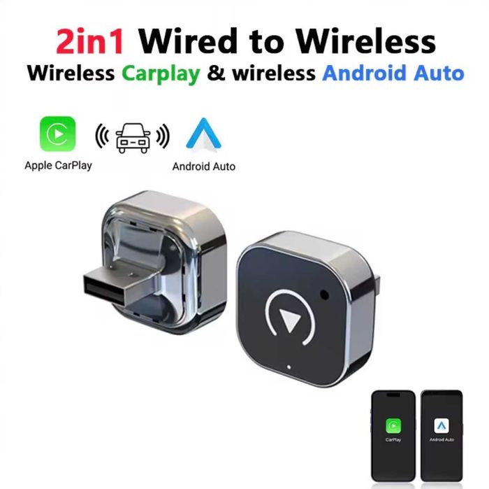 Adaptor Wireless CarPlay & Android Auto