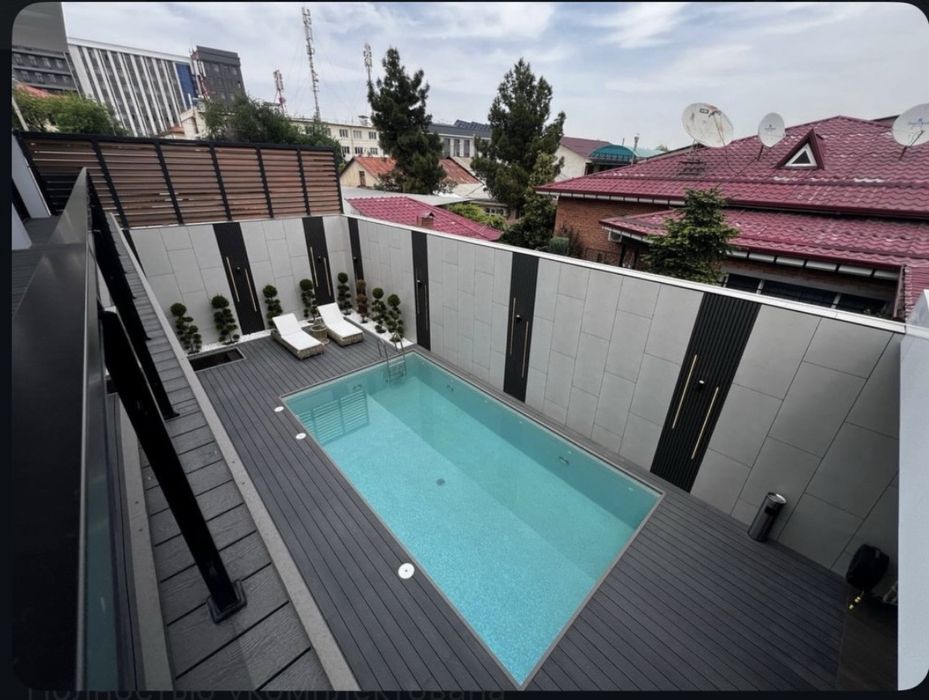 Absolutely new house in modern style for long term rent