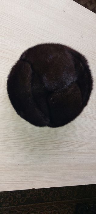 Норковая мужская шапка