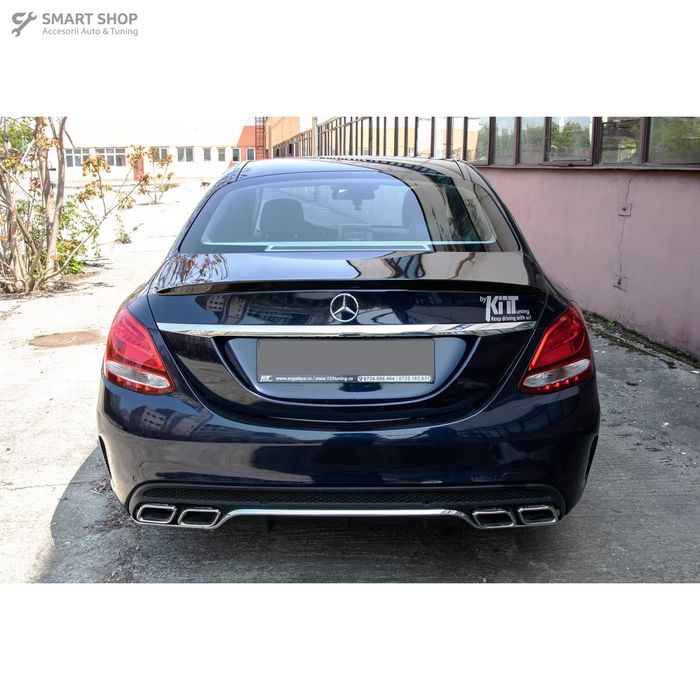Eleron Portbagaj Mercedes C-Class W205 (2014-2020) Design Negru Lucios