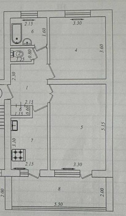 2 комнатная 77 серия. Ц6 Пожарка Минор