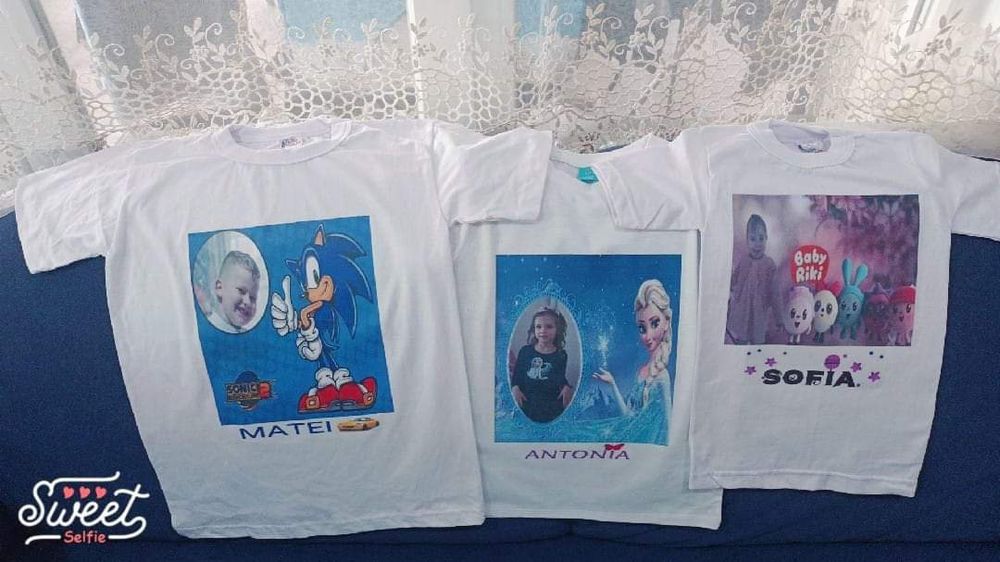 Tricouri sau bluzițe personalizate