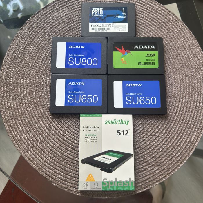 Новые ssd 2.5 sata III 480/512/1024GB