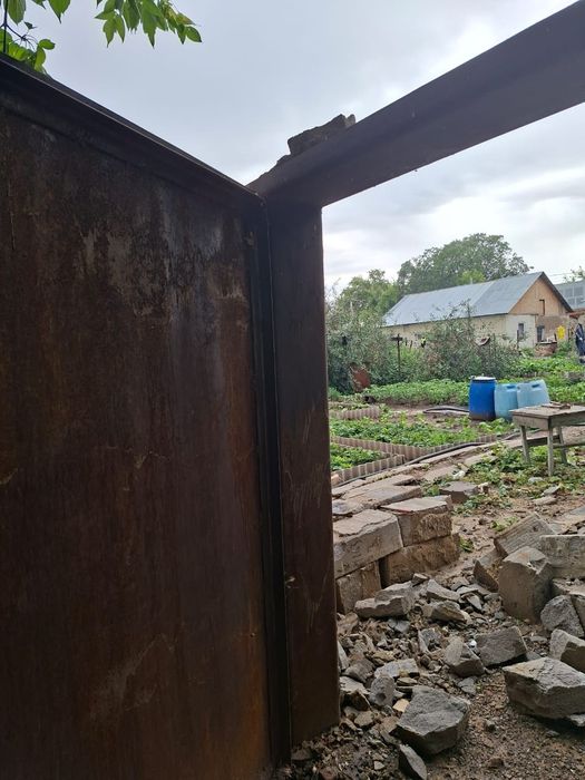 Ворота для гаража железные