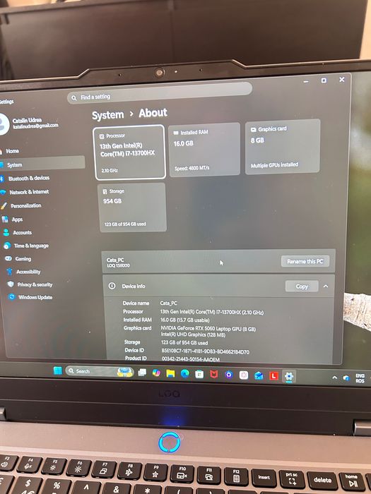 Laptop Legion Pro 5 Rtx 5060