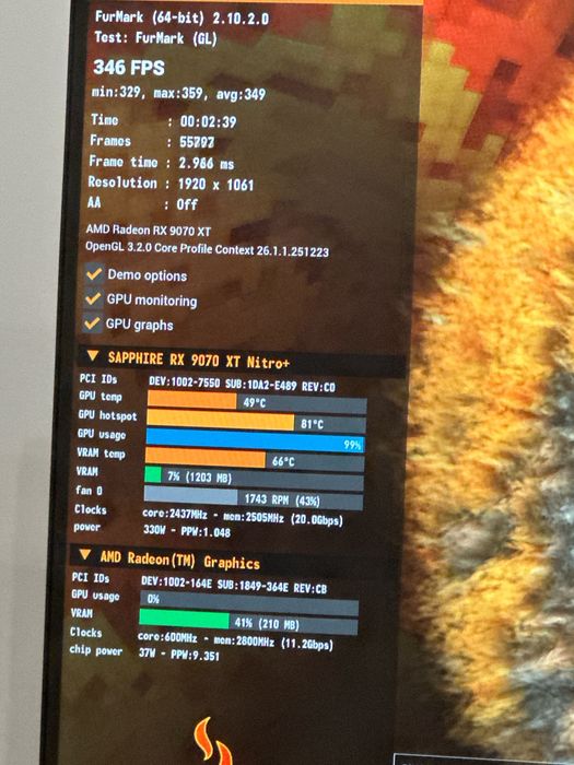 7800x3d + RX9070XT nitro+ + ddr5 64gb