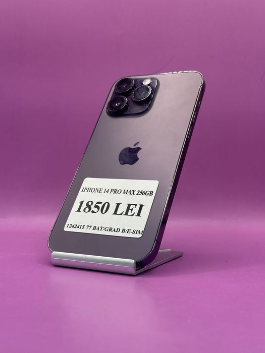 Iphone 14 Pro Max E-sim 77%•Amanet Matei Crangasi•12424