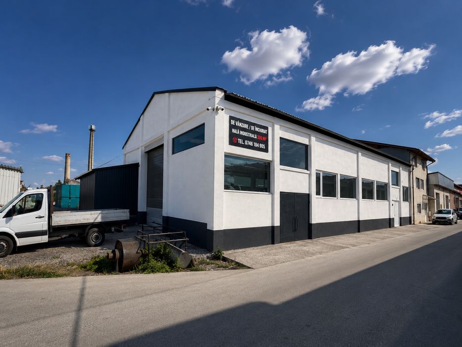 De vanzare- Hala industrială / Depozit de 303mp  în Fălticeni, Str. Armatei  l Zona Comerciala si Industriala l Acces tir