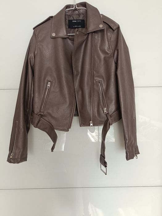 Байкър яке от еко кожа