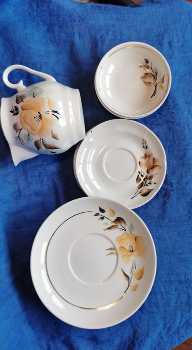 Чашки чайные СССР.Ручная роспись.