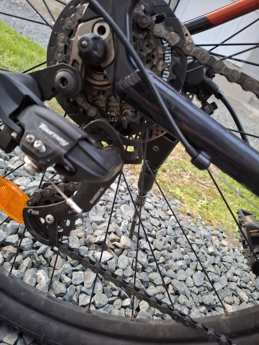 Bicicleta aluminiu, cadru XL, roti 29, frane hidraulice pe disc
