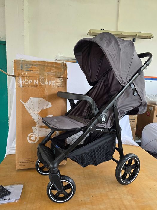 Cărucior sport Hauck Shop N Care gri cu tavă