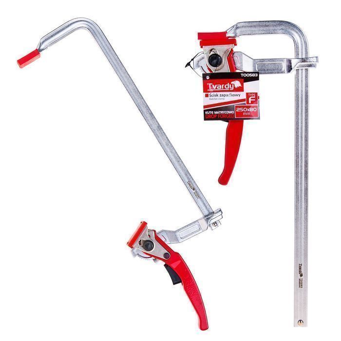 Clema menghina pentru tamplarie cu clichet 250x80mm