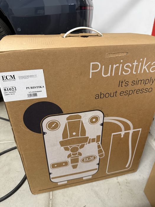 Ecm Puristika Cream Espresso Machine еспресо машина за кафе на зърна