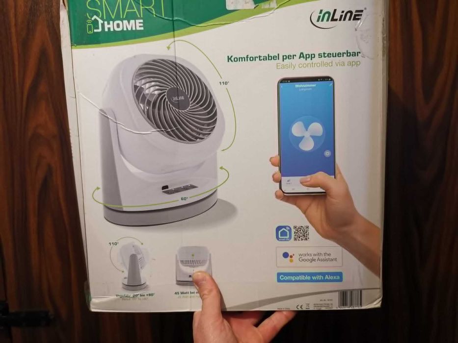 Смарт вентилатор Smart fan InLine