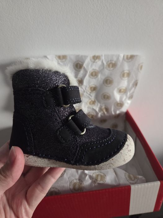Cizme imblanite bebelusi Kickers