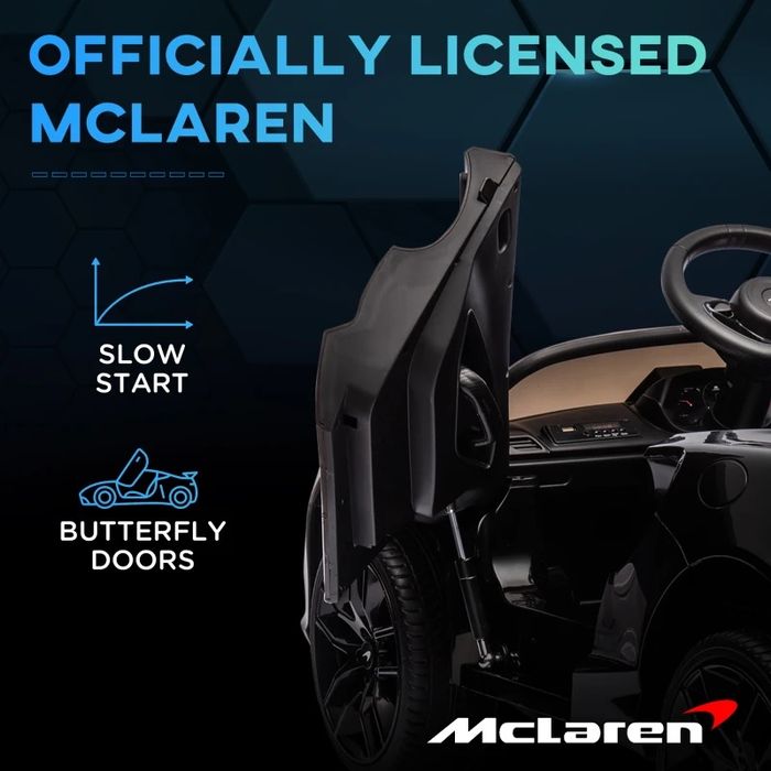 Masinuta electrica pentru copii Homcom McLaren, cu telecomandă - Neagra sau rosie , Noua Sigilata