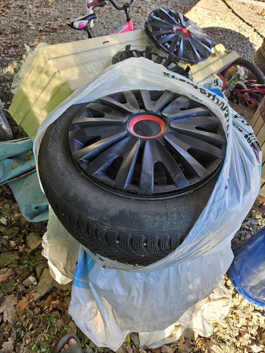 Set jante+anvelope 205/60/R16,iarna, compatibil Nissan , Duster.