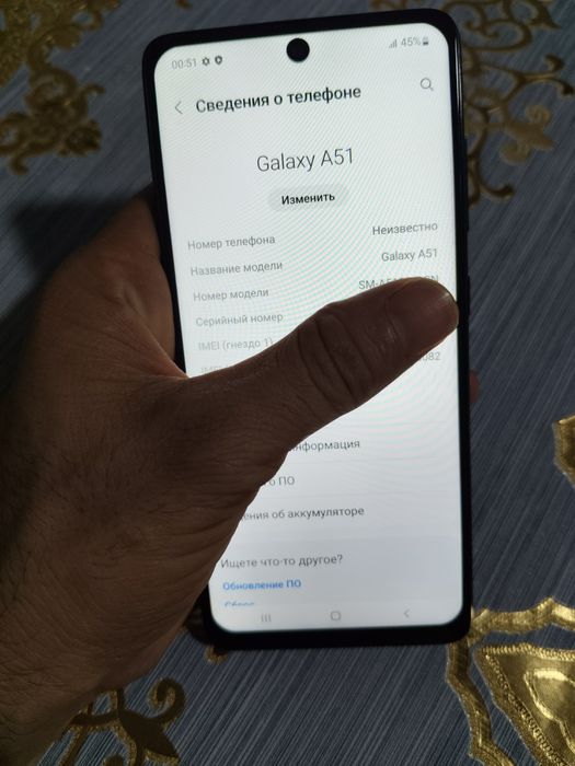 Samsung A51 xotrasi 64gb 2ta sim ime utgan afetsalne