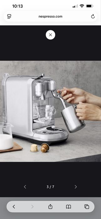 Nespresso Espressor Creatista Plus steel grey