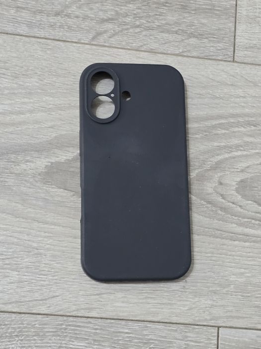 Husă iPhone 17 Silicon Lichid MagSafe cu Buton Cameră – Gri