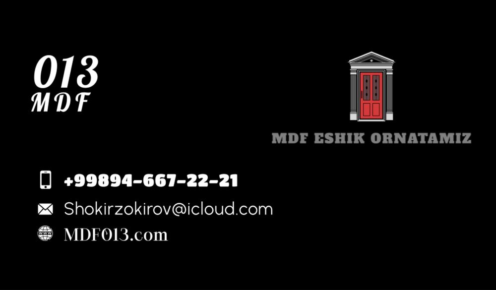 Mdf eshik ustanofka