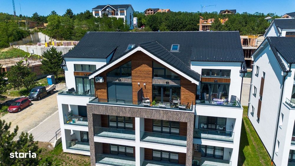 Penthouse 3 camere - 88 mp, 2 niveluri, terasa panoramica si parcare